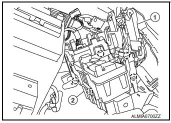 Nissan Rogue Service Manual: Removal and installation - IPDM E/R